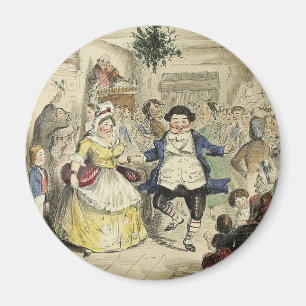 Mr. Fezziwig's Ball, A Christmas Carol Magnet