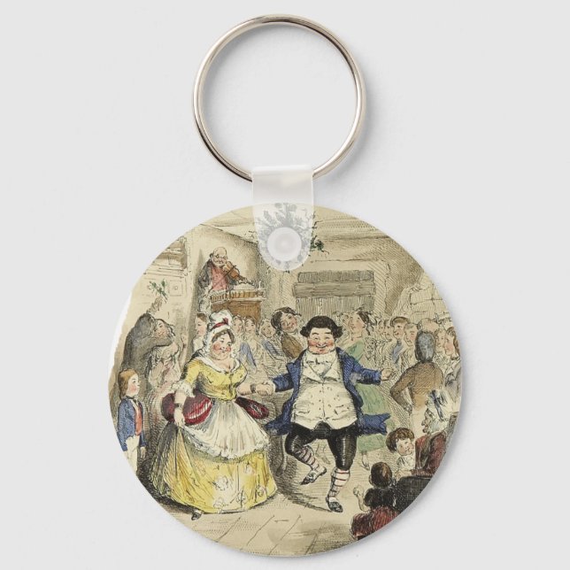 Mr. Fezziwig's Ball, A Christmas Carol Schlüsselanhänger (Vorderseite)