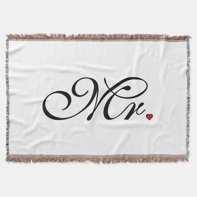Mr. Husband Groom Ihre neuen Wünsche Decke (Vorderseite)