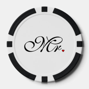 Mr. Husband Groom Ihre neuen Wünsche Pokerchips