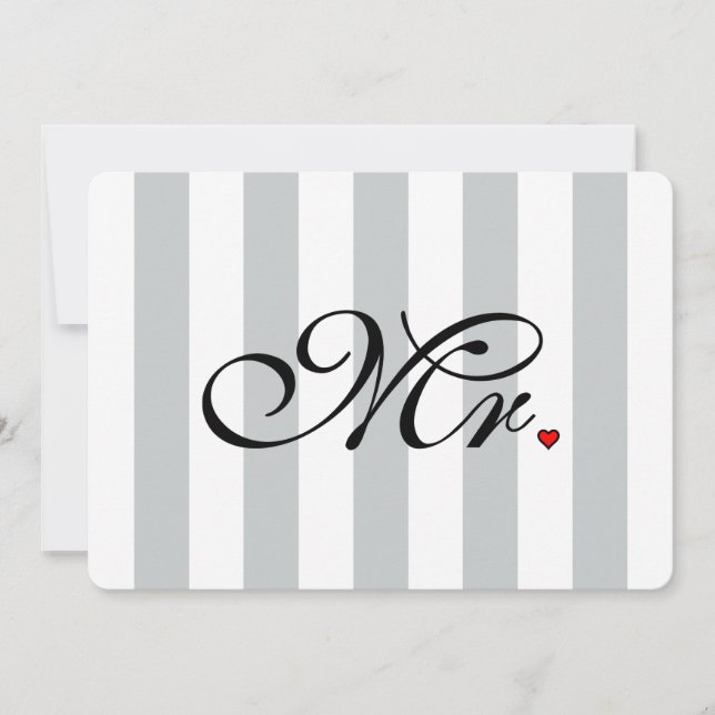 Mr. Husband Groom Klicken, um die Farbstreifen anz (Vorderseite)
