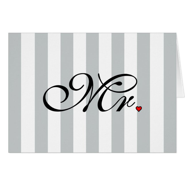 Mr. Husband Groom Klicken, um die Farbstreifen anz (Vorderseite (Horizontal))