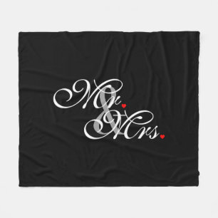 Mr. Husband und Mrs. Husband Ehefrau Seine neuen W Fleecedecke