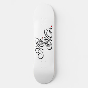 Mr. Husband und Mrs. Husband Ehefrau Seine neuen W Skateboard