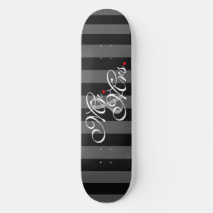 Mr. Husband und Mrs. Husband Ehefrau Seine neuen W Skateboard