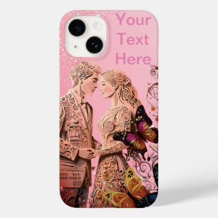 Mr & Miss Loving Couple Just Married Case-Mate iPhone 14 Hülle