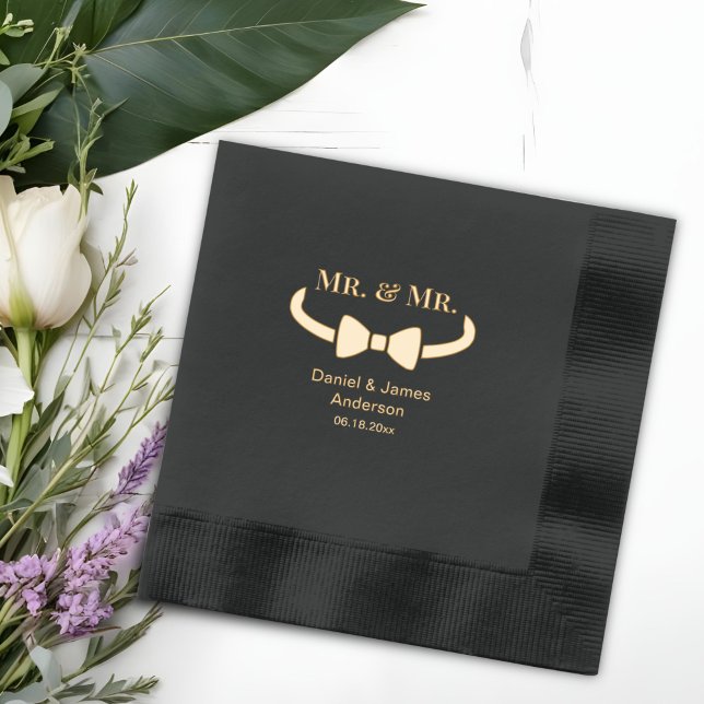 Mr & Mr Custom Wedding Bowtie (Créateur téléchargé)