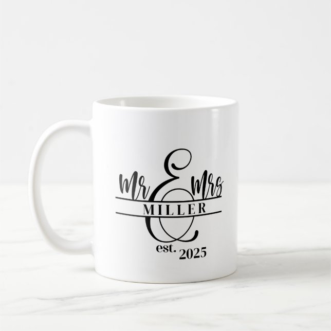 Mr. & Mrs. Coffee Mug Kaffeetasse (Links)
