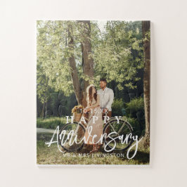 Mr & Mrs Happy Wedding Anniversary Custom Foto