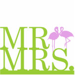 Mr & Mrs. Limon & Lavender Flamingos Cake Topper Freistehende Fotoskulptur<br><div class="desc">Dress up your Retro oder tropical Kuchen mit diesem einfachen Flamingo Kuchen Topper von Kustom By Kris "Mr. & Mrs." Sammlung. Kontaktieren Sie mich,  um diesen Kuchen Topper individuell mit Ihren Hochzeitsfarben,  oder mit einem anderen Thema.</div>