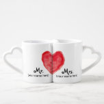 Mr & Mrs Lovers Mugs Liebestassen<br><div class="desc"></div>