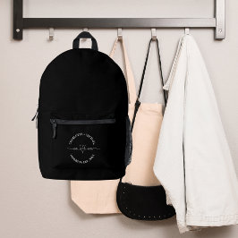 Mr mrs Schwarz-weiße Neuvermählte Bedruckter Rucksack