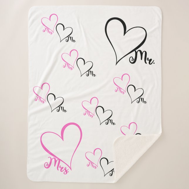 Mr. & Mrs. Sherpa Blanket Sherpadecke (Vorderseite)