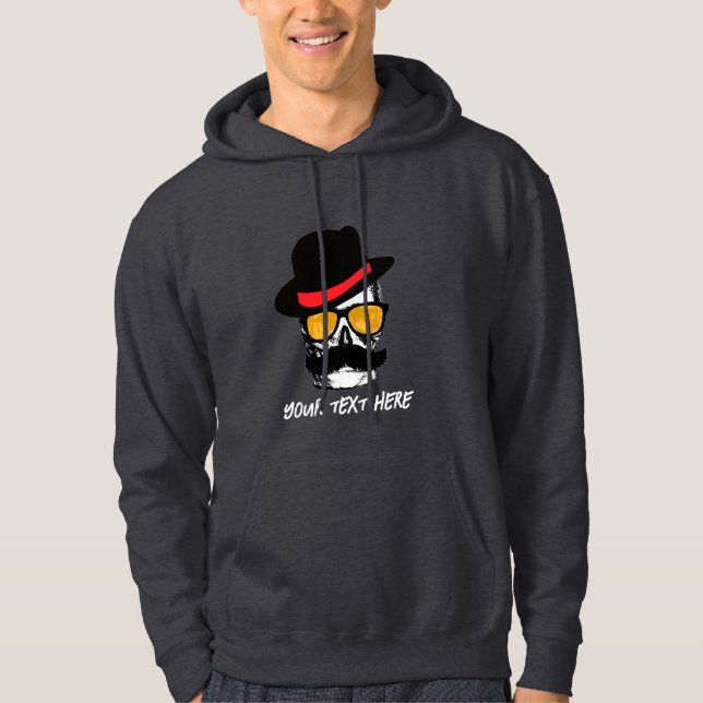 mR MUSTACH Hoodie (Vorderseite)