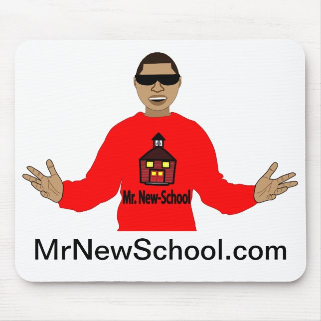 Mr New-School Mouse Pad Mousepad (Vorne)