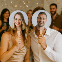Mr. or Mrs.? | Bride Groom Foto Hochzeitsspiel