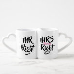 Mr. Richtig. Mrs. Always right Liebestassen<br><div class="desc">Ein lustiges,  einzigartiges und individualisierbares Geschenk für ein glückliches Paar. Entwickelt von Thisisnotme©</div>