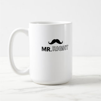 Mr Richtig perfektes Paar für ihn Kaffeetasse