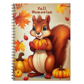 Mr. Squirrel Notebook Notizblock