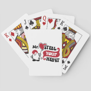 Mr. Steal Your Heart - Valentinstag Spielkarten