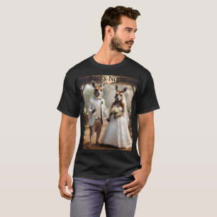 Mr. Und Miss Kangaroo Wedding, Bucks Night Tshirt