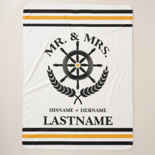 Mr. und Mrs. Anchor Familienname gestrichen Sherpadecke