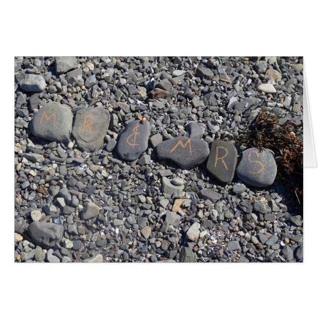 Mr. und Mrs. Beach Rocks im Bar Harbour (Vorderseite (Horizontal))