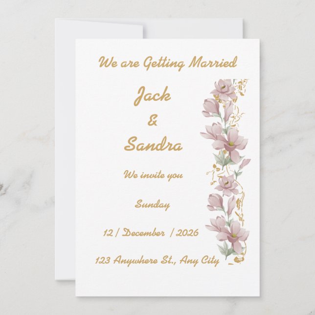 mr und mrs einladung (Rückseite)