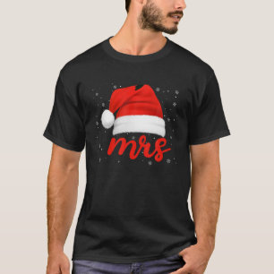 Mr. und Mrs. Funny Claus Paares Matching Christmas T-Shirt