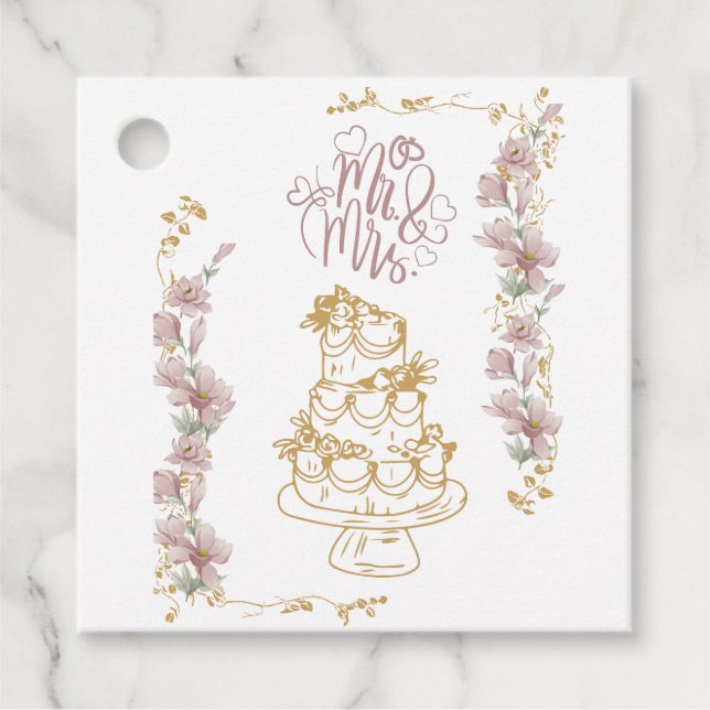 mr und mrs geschenkanhänger (Vorderseite)