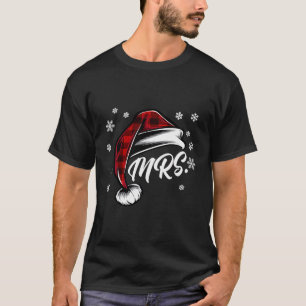 Mr. und Mrs. Santa Claus Weihnachtspaare stimmen ü T-Shirt