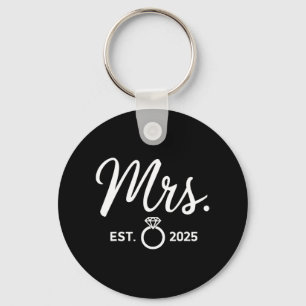 Mr. und Mrs. Verlobung T-Shirts gerade verheiratet Schlüsselanhänger