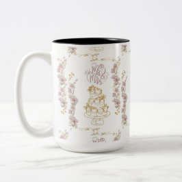 mr und mrs zweifarbige tasse