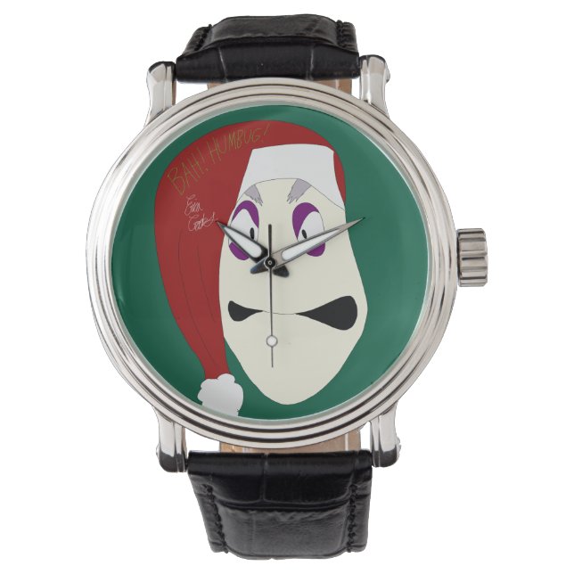 Mr. Williams Bah Humbug xmas Armbanduhr (Vorderseite)