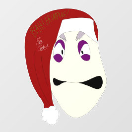 Mr. Williams Bah Humbug xmas Window Cling Fensteraufkleber