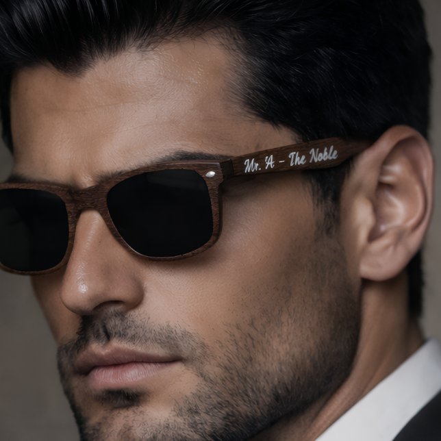 Mr.Y - The Nobel Personalized 2026 – (Mr. A – The Noble
For the man defined by character.
#TheNoble #MensLuxuryStyle #WoodenSunglasses #G)