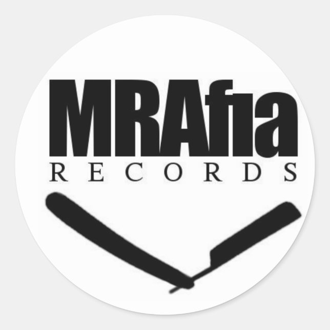 MRAfia-Aufkleber Runder Aufkleber (Vorderseite)