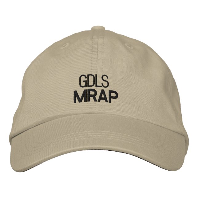 MRAP HAT BESTICKTE BASEBALLKAPPE (Vorderseite)