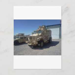 MRAP US MILITARY ARMOR POSTKARTE