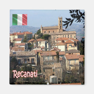 MRC005 RECANATI - Marken - Italien - Kühlschrank Magnet