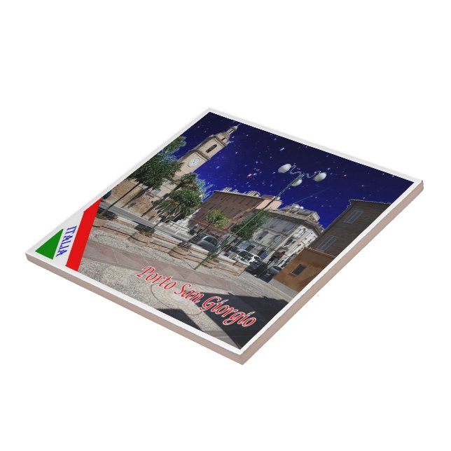 MRC007 PORTO SAN GIORGIO, Marken, Italien, Fliese (Seite)