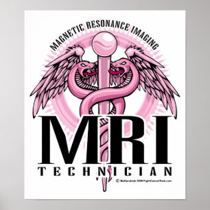 MRI rosa Caduceus Poster