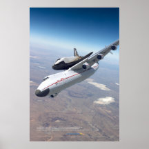 Mrija & Buran: Sowjetischer Flug-Triumphposter