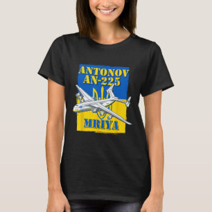 Mriya Antonov An-225 Ukraine Flugzeug Ukrainisches T-Shirt