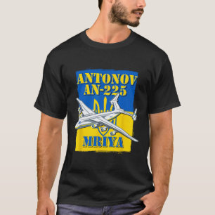 Mriya Antonow An-225 Ukraine Flugzeug Ukrainische T-Shirt
