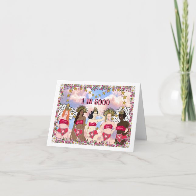 MRKH Card No Womb No less Womb Dankeskarte (Vorderseite)