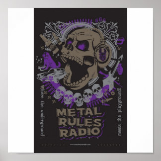 MRR Screening Skull Poster