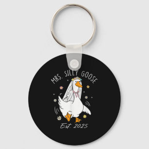 Mrs Albern Goose Couple Matching Wedding Funny Bri Schlüsselanhänger