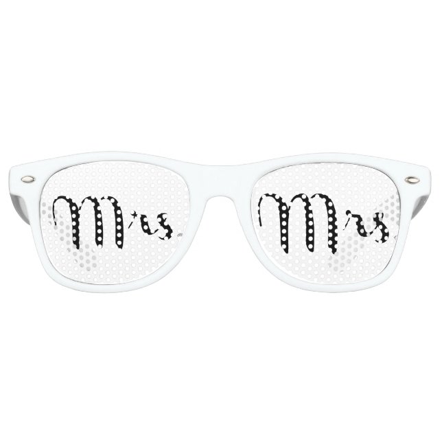 Mrs. Black on White Sonnenbrille (Vorderseite)