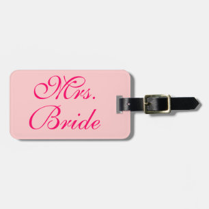 Mrs Bride Customized Wedding Flitterwochen Gepäckanhänger